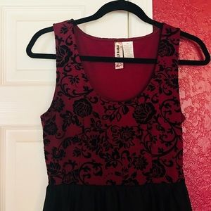 Perfect Holiday Dress (Red & Black)